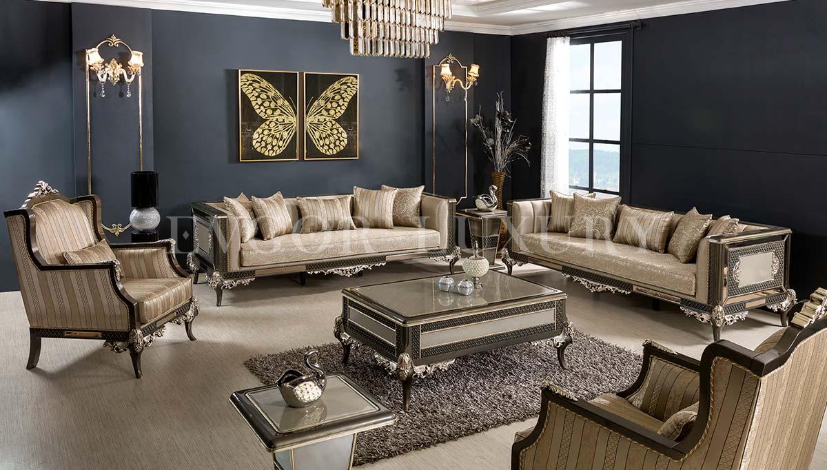 Behramkale Classic Sofa Set - Evgor Luxury