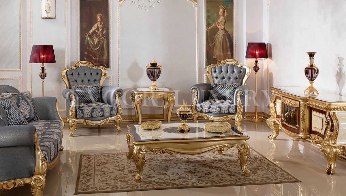 Nevora Classic Sofa Set - Evgor Luxury