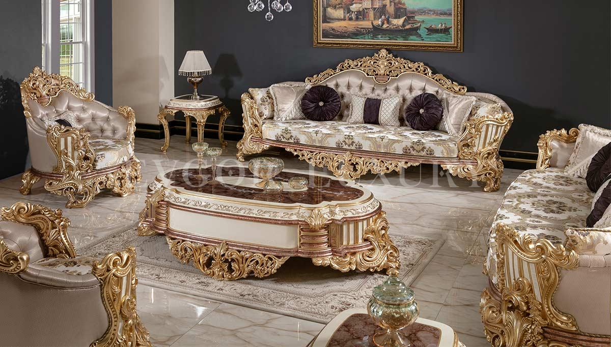 Ricardo Classic Sofa Set - Evgor Luxury